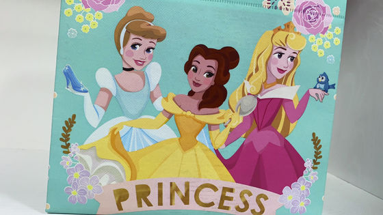 Lovely Non Woven 24cm Thickness Shopping Carry Bags , Non Woven Fabric Bags