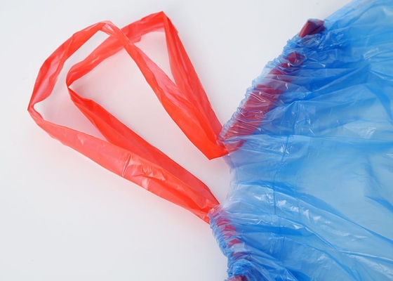 Colorful HDPE Drawstring Trash Garbage Bags In Rolls