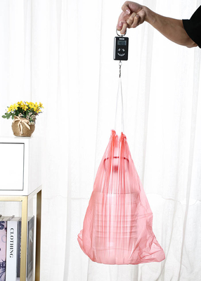 Colorful Kitchen Drawstring Trash Bags Plastic