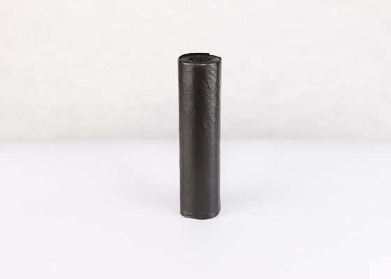 미생물에 의해 분해된 검은 플라스틱 55 갤런 쓰레기 봉투는 맞춘 ＬＤＰＥ를 폴딩시킵니다